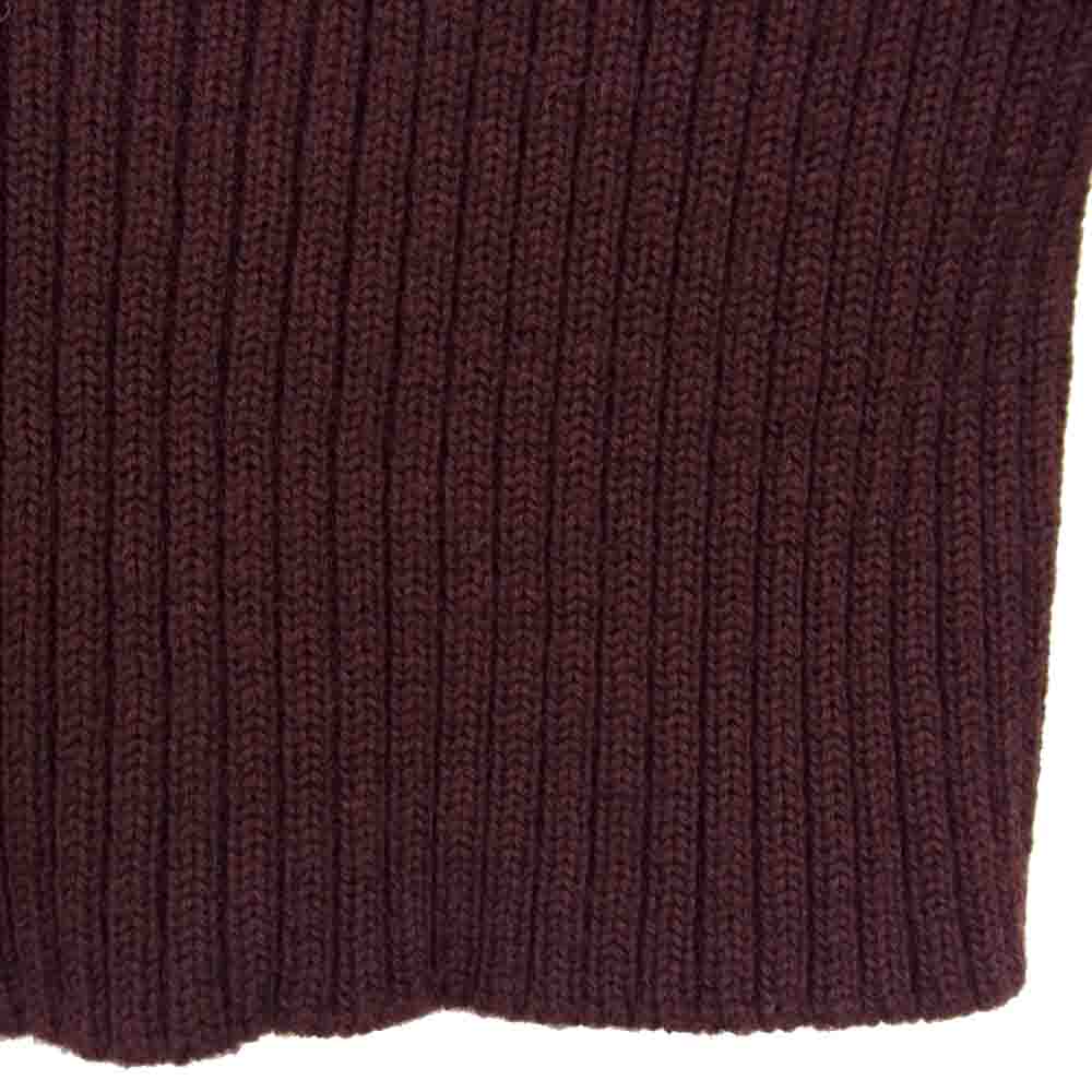 BUTCHER PRODUCTS ブッチャープロダクツ ウール ニット セーター エンジ系 42【中古】