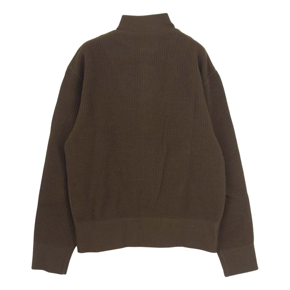 BUTCHER PRODUCTS ブッチャープロダクツ HI-NECK KNIT ニット セーター ブラウン系 40【新古品】【未使用】【中古】