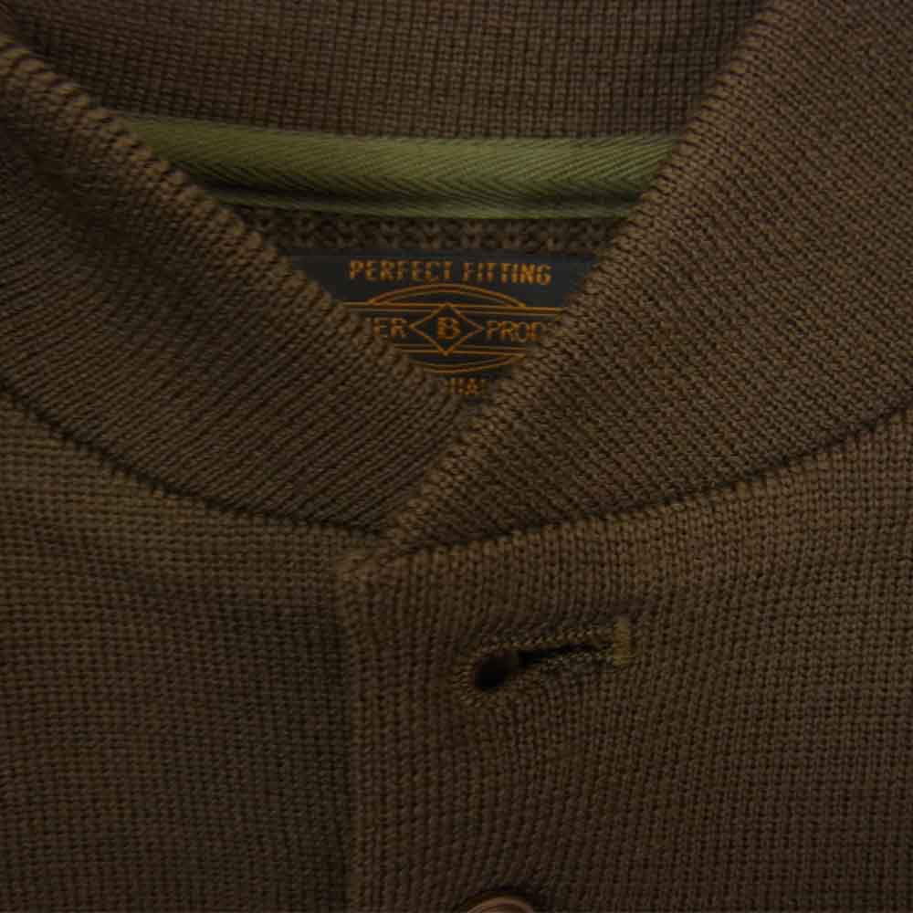 BUTCHER PRODUCTS ブッチャープロダクツ HI-NECK KNIT ニット セーター ブラウン系 40【新古品】【未使用】【中古】