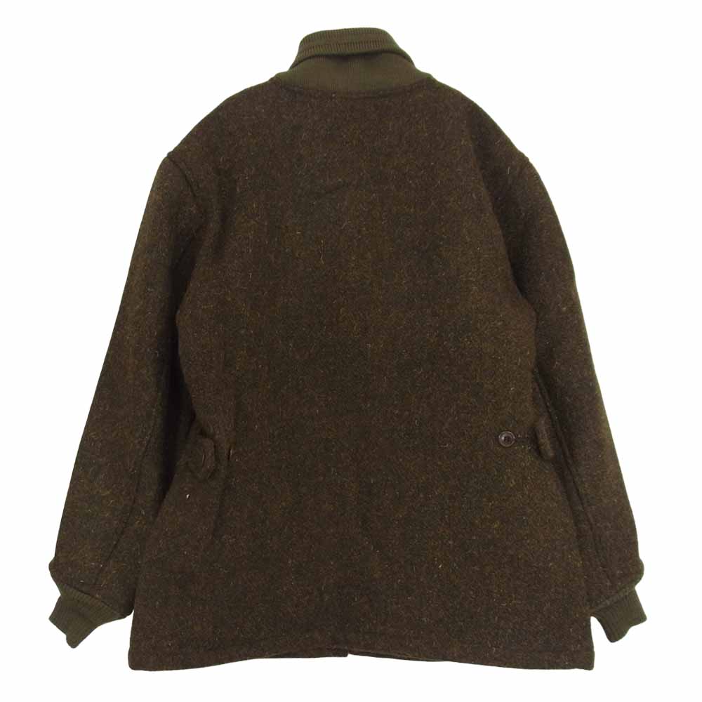 AT LAST アットラスト SUR COAT ウールサー コート ジャケット カーキ系 40【美品】【中古】