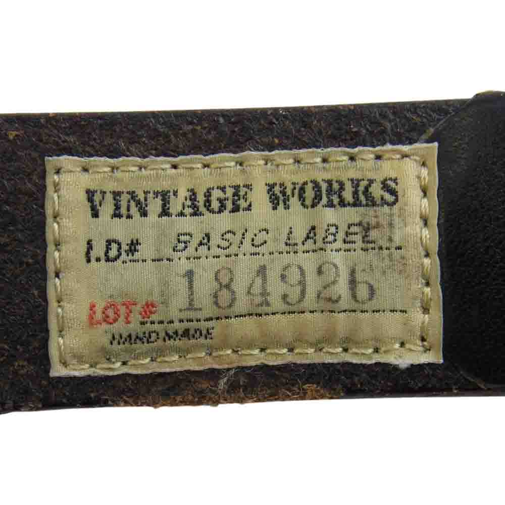 Vintage Works レザー ベルト ブラック ブラック系【中古】