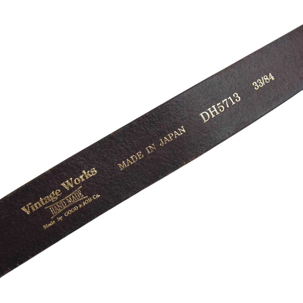 Vintage Works レザー ベルト ブラウン ブラウン系【中古】 – ブランド