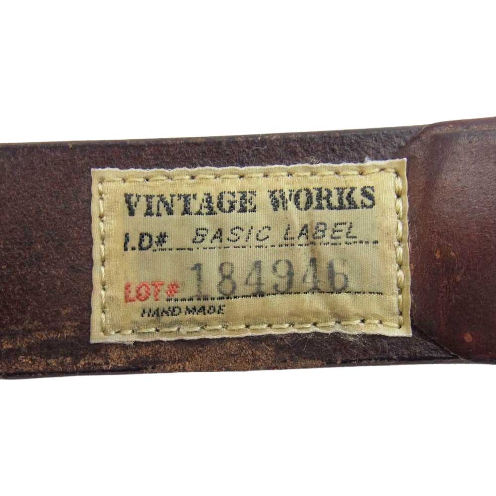 Vintage Works レザー ベルト ブラウン ブラウン系【中古】 – ブランド
