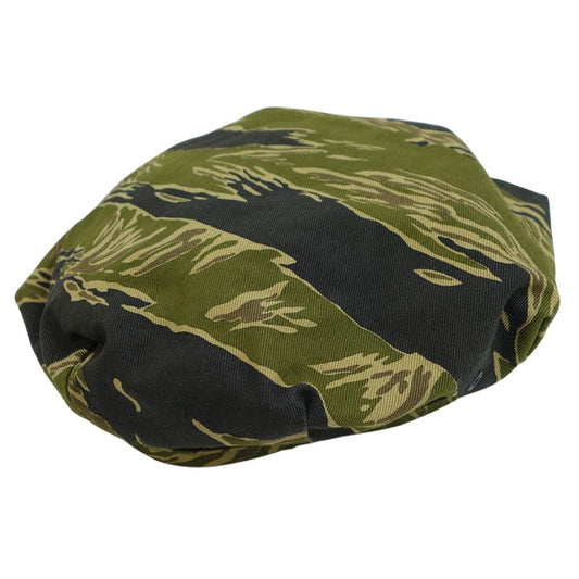 The REAL McCOY'S ザリアルマッコイズ タイガーストライプ ベレー 帽子 モスグリーン系 タイガーストライプ M【中古】