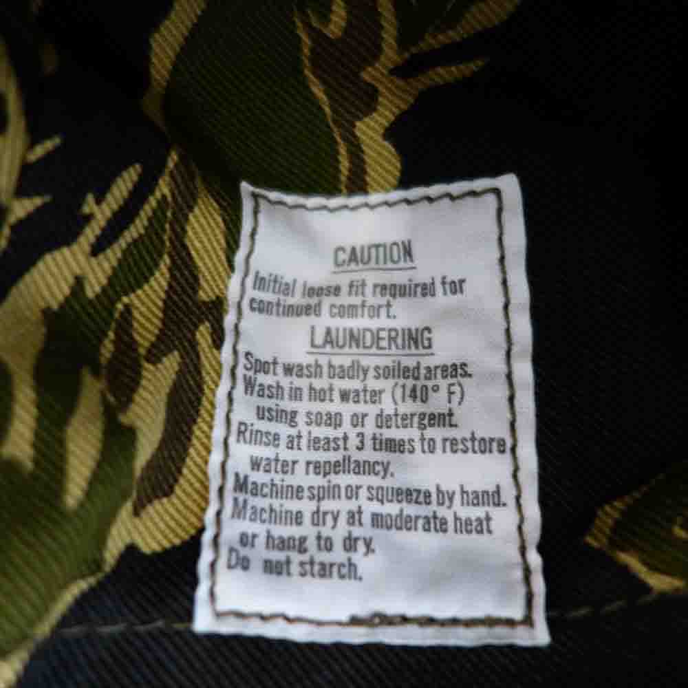 The REAL McCOY'S ザリアルマッコイズ TIGER CAMOUFLAGE BOONIE HAT カモワッペン付き ブーニー ハット グリーン系 カモ柄 73/8【中古】