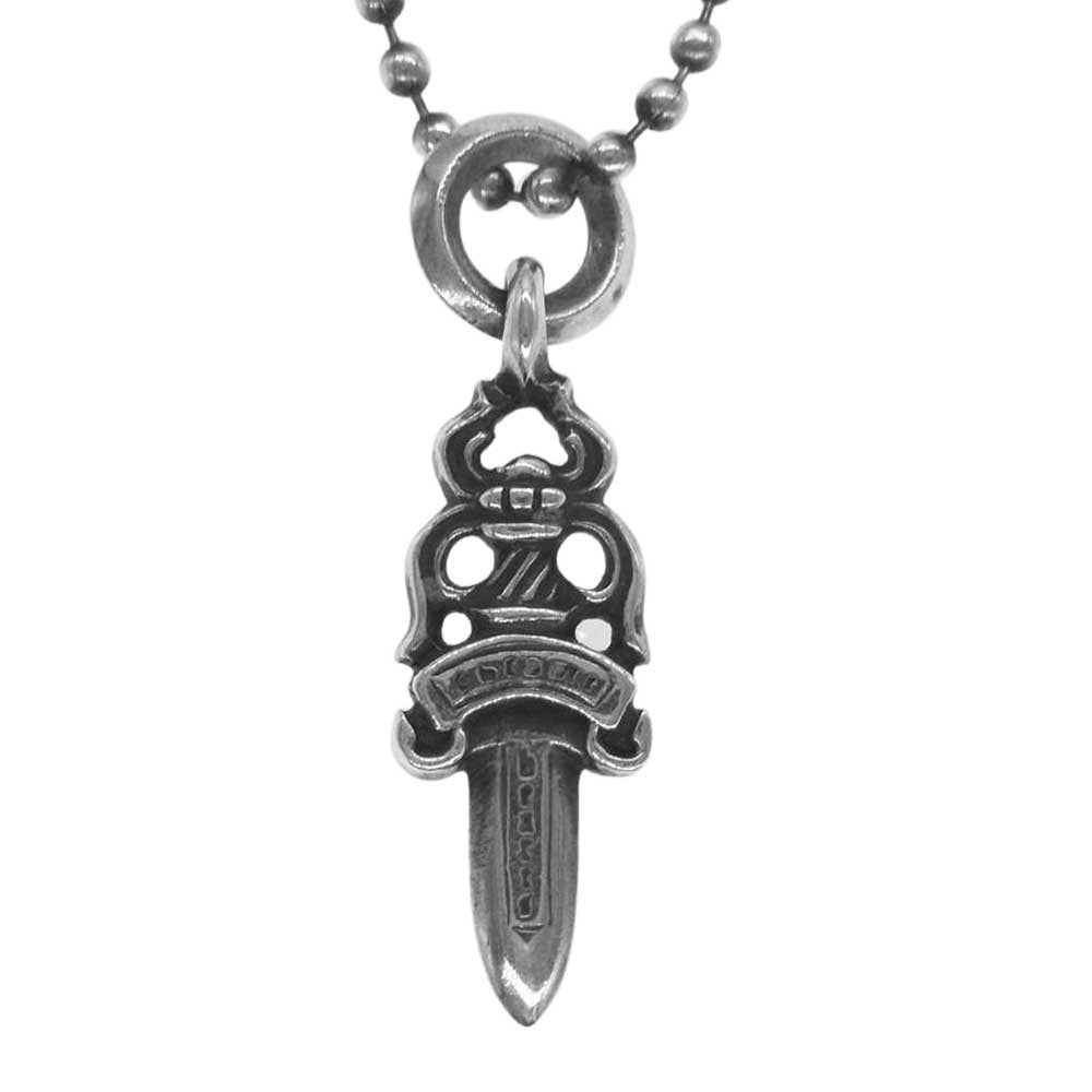 CHROME HEARTS クロムハーツ（原本無） #5 ダガー チャーム ペンダント シルバー系【中古】