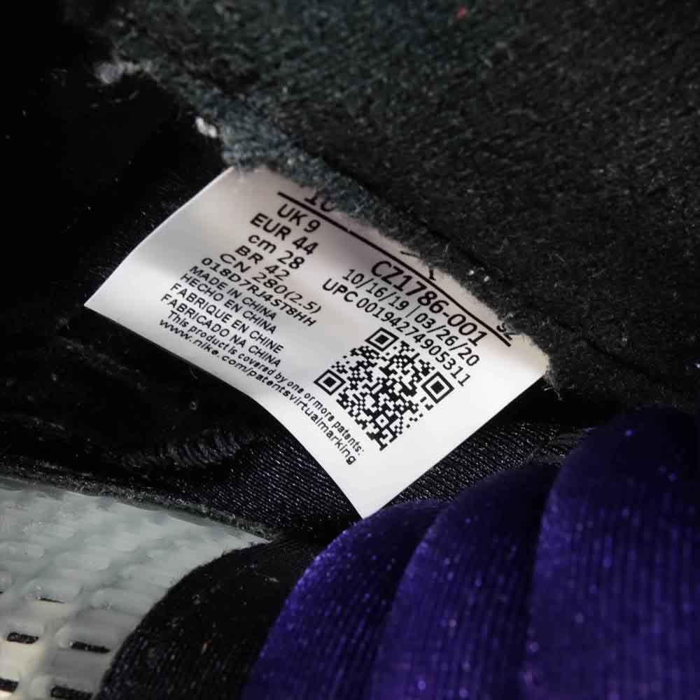 NIKE ナイキ CZ1786-001 AIR JORDAN 5 RETRO "TOP 3" BLACK/FIRE RED-GRAPE ICE-NEW EMERALD エアジョーダン 5 レトロ トップ3 28【中古】