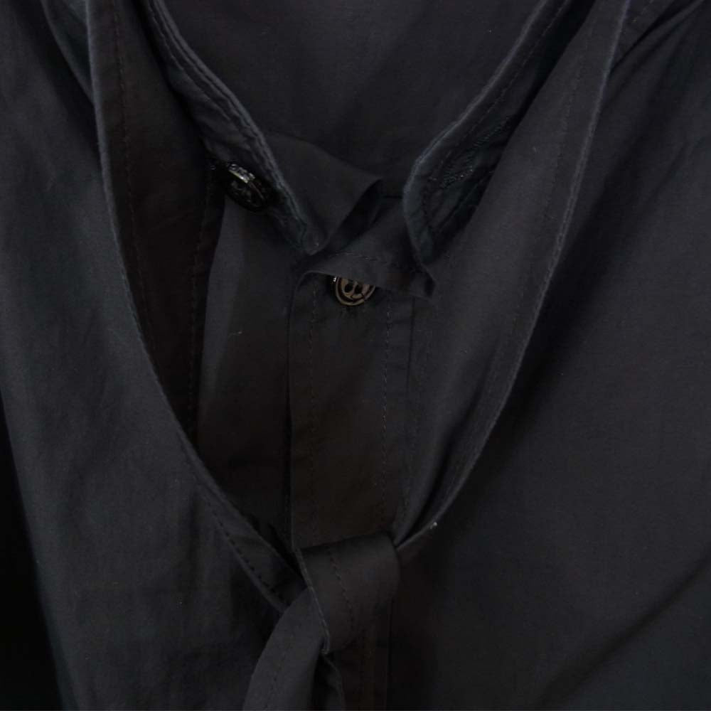 BALENCIAGA バレンシアガ バレンシアガジャパンタグ 492513 TXB02 New Swing Shirt バックロゴプリント ニュースイング シャツ ブラック系 40【中古】