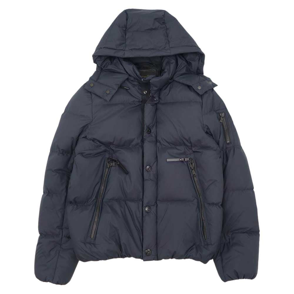 nano universe ナノユニバース 668-9214001 西川ダウン NYLON G2 JACKET ナイロン ダウン ジャケット ダークネイビー系 L【中古】