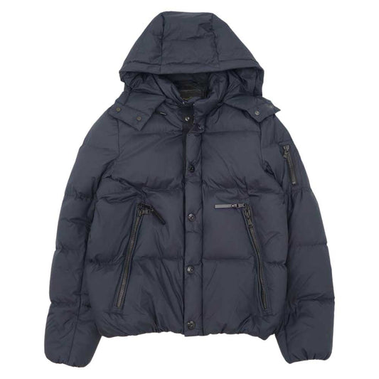 nano universe ナノユニバース 668-9214001 西川ダウン NYLON G2 JACKET ナイロン ダウン ジャケット ダークネイビー系 L【中古】