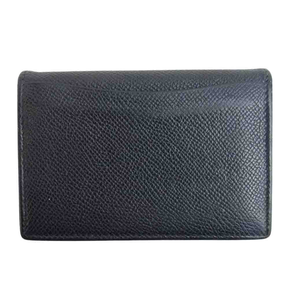 BVLGARI ブルガリ 20361 CLASSICO クラシコ カードケース 名刺入れ ブラック系【中古】