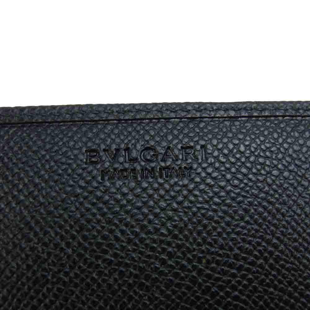 BVLGARI ブルガリ 20361 CLASSICO クラシコ カードケース 名刺入れ ブラック系【中古】