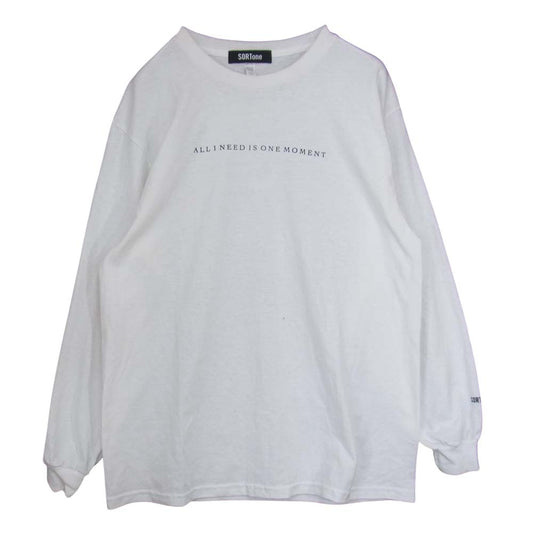 ソートワン Cherry Chill Will × ANARCHY × BADSAIKUSH ロングスリーブ 長袖 Tシャツ ホワイト系 L【中古】