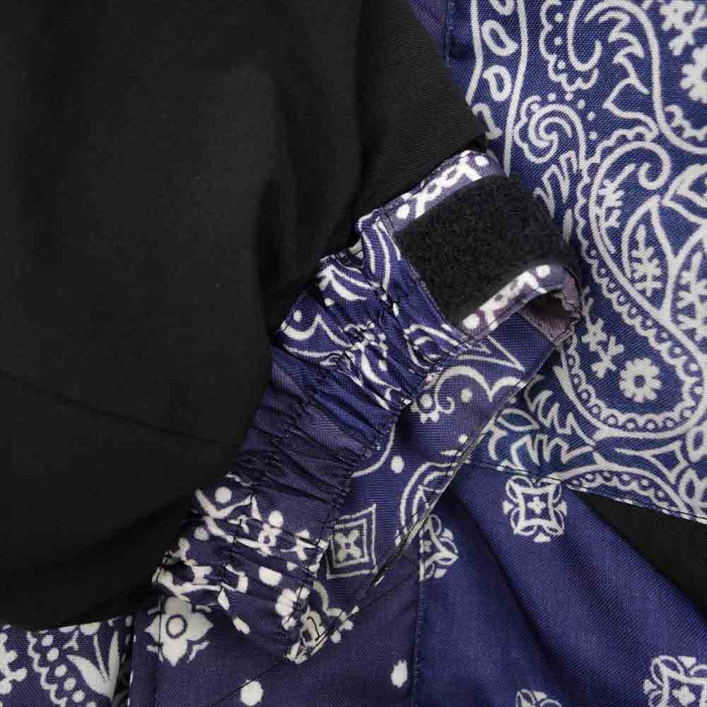 NEIGHBORHOOD ネイバーフッド 21AW 212TSNH-JKM11 BANDANA CHOPPED DOWN / E-JKT バンダナ クロップド ダウン ジャケット ネイビー系 ブラック系 S【中古】