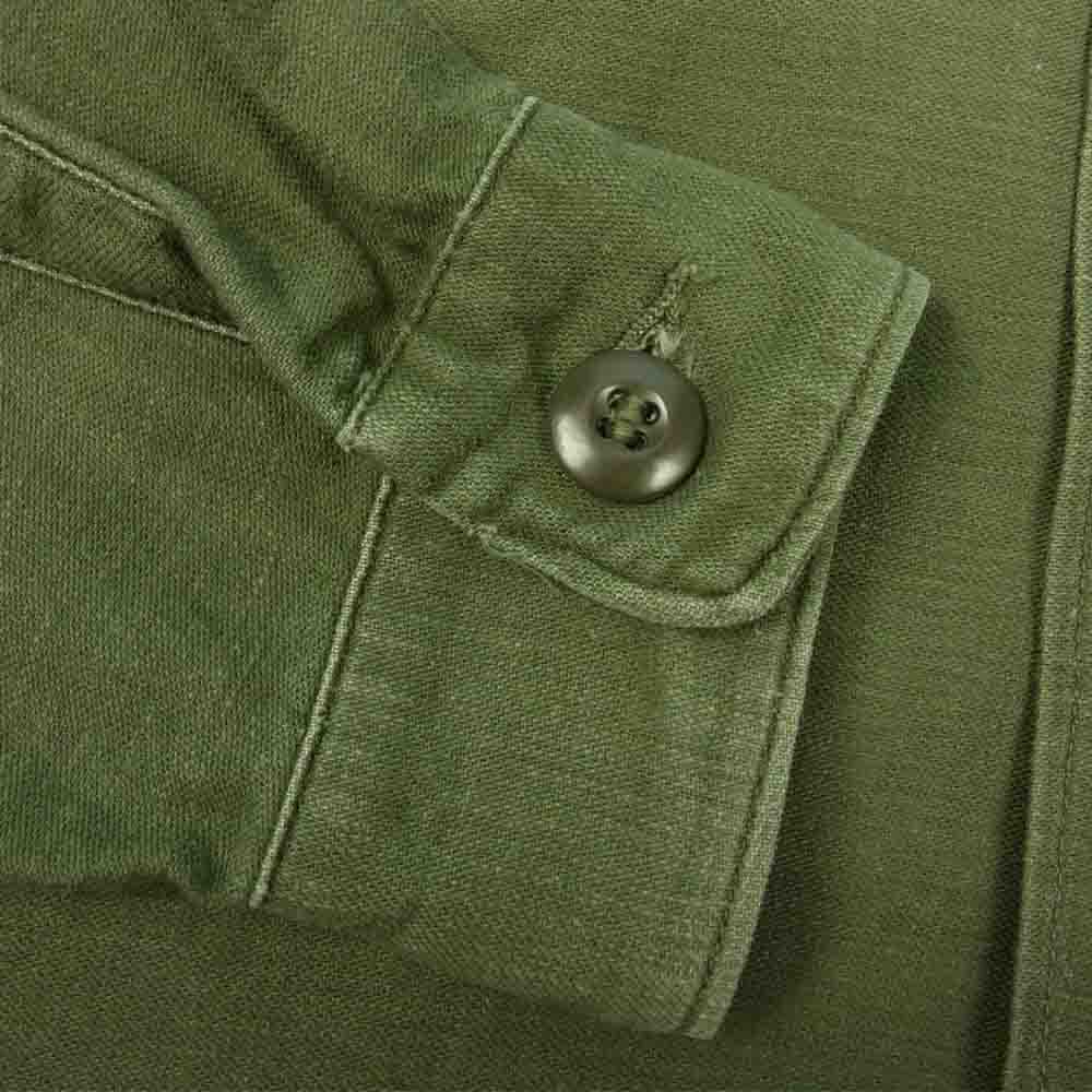 フロムザガレット Horizontal US ARMY Utility Shirts ホリゾンタル US アーミー ユーティリティー シャツ 刺繍 ミリタリー シャツ カーキ系 S【中古】