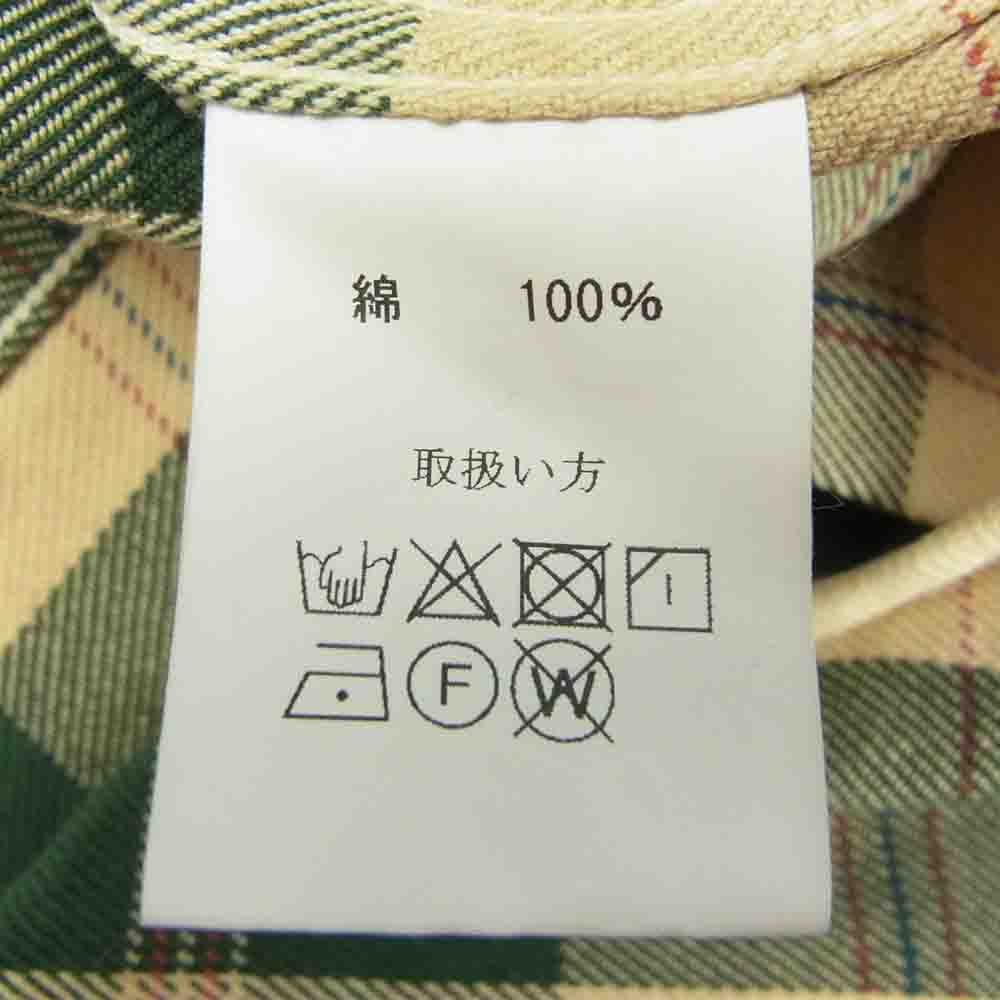 JELADO ジェラード vintage check western shirt チェック ウエスタン シャツ グリーン系 M【中古】