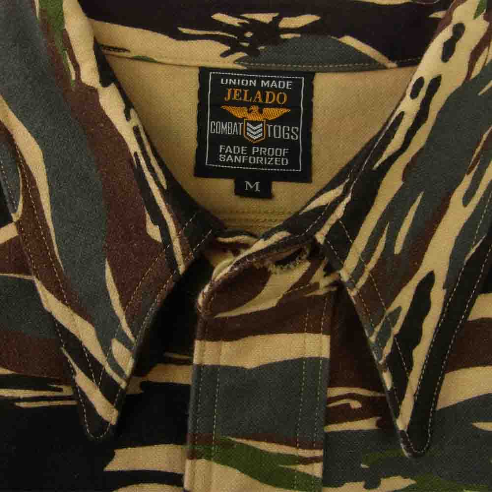 JELADO ジェラード BASIC COLLECTION Mimic Shirt タイガーカモ シャツ マルチカラー系 M【中古】
