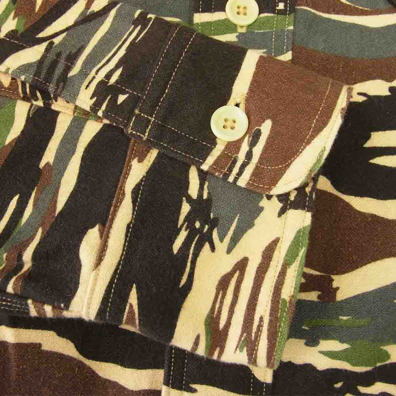 JELADO ジェラード BASIC COLLECTION Mimic Shirt タイガーカモ シャツ マルチカラー系 M【中古】