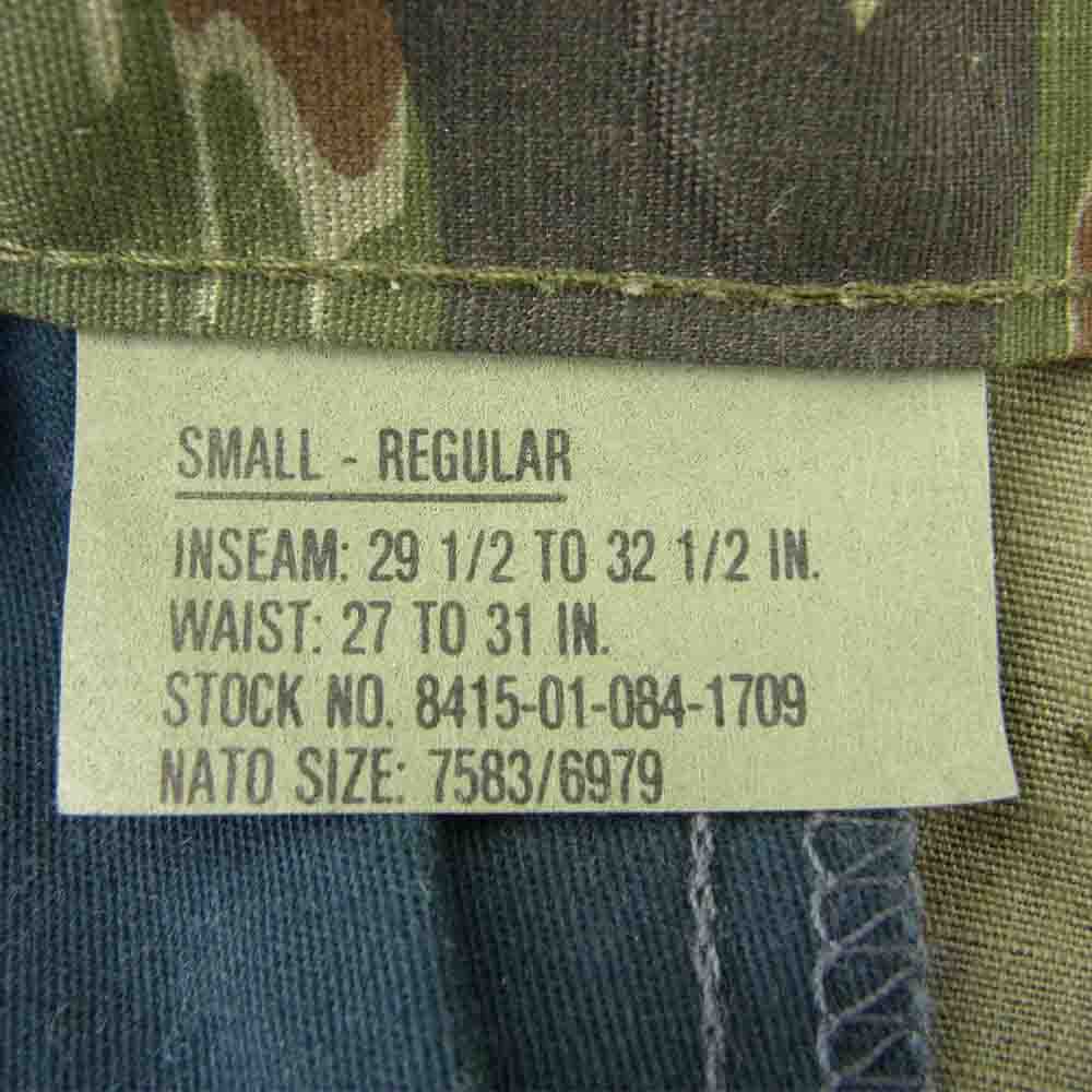 US ARMY USA製 stock no 8415-01-084-1709 タイガーストライプ リップストップ カーゴパンツ カーキ系 S【中古】