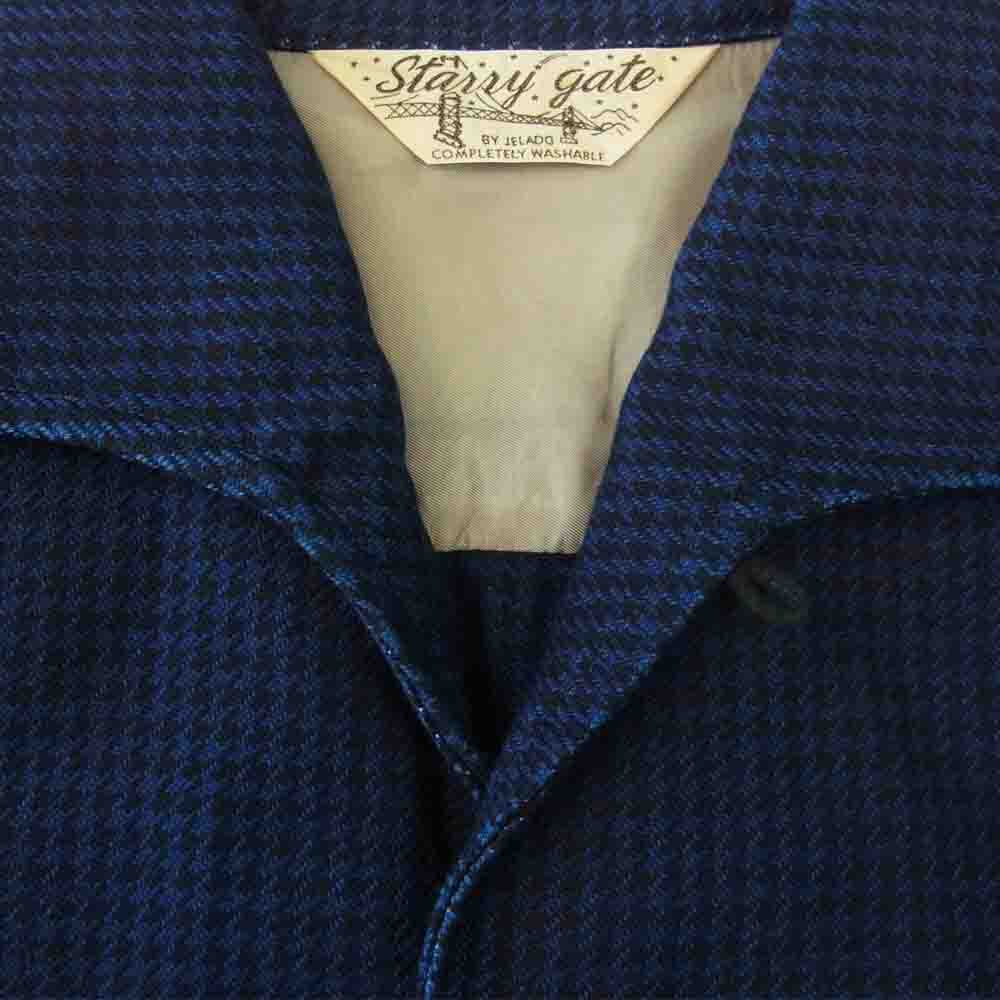 JELADO ジェラード  starry gate Vincent Shirts ヴィンセント シャツ インディゴ ネイビー系 M【中古】