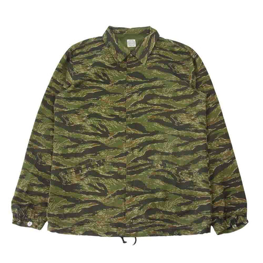 JELADO ジェラード Coach Jacket Tiger Camouflage コーチジャケット タイガーカモ ジャケト カーキ系 M【中古】