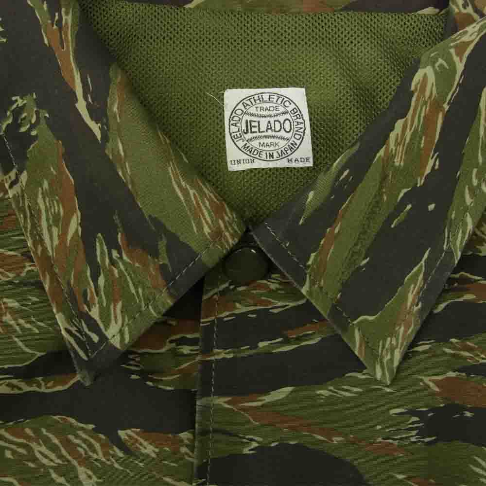 JELADO ジェラード Coach Jacket Tiger Camouflage コーチジャケット タイガーカモ ジャケト カーキ系 M【中古】