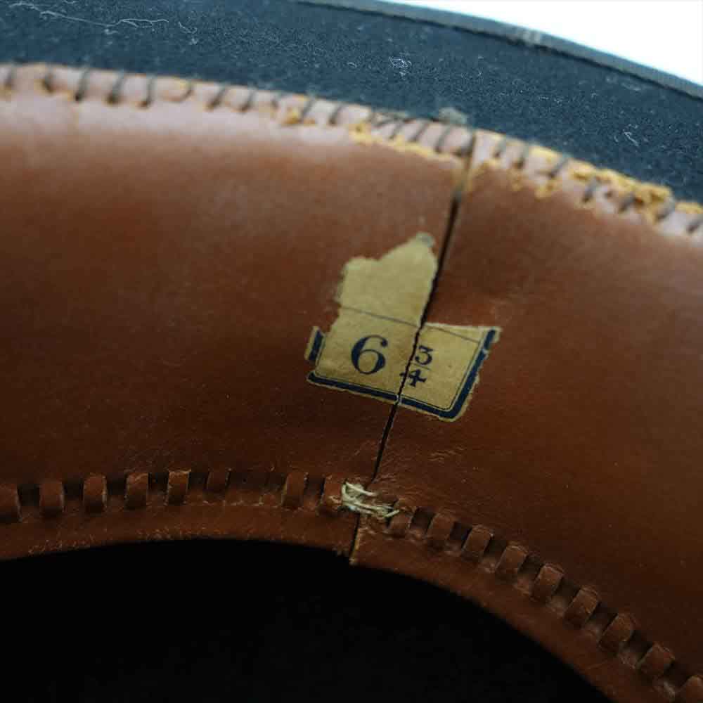 ボルサリーノ grand prix paris 1900 フェルト ハット ブラック系 6 3/4【中古】