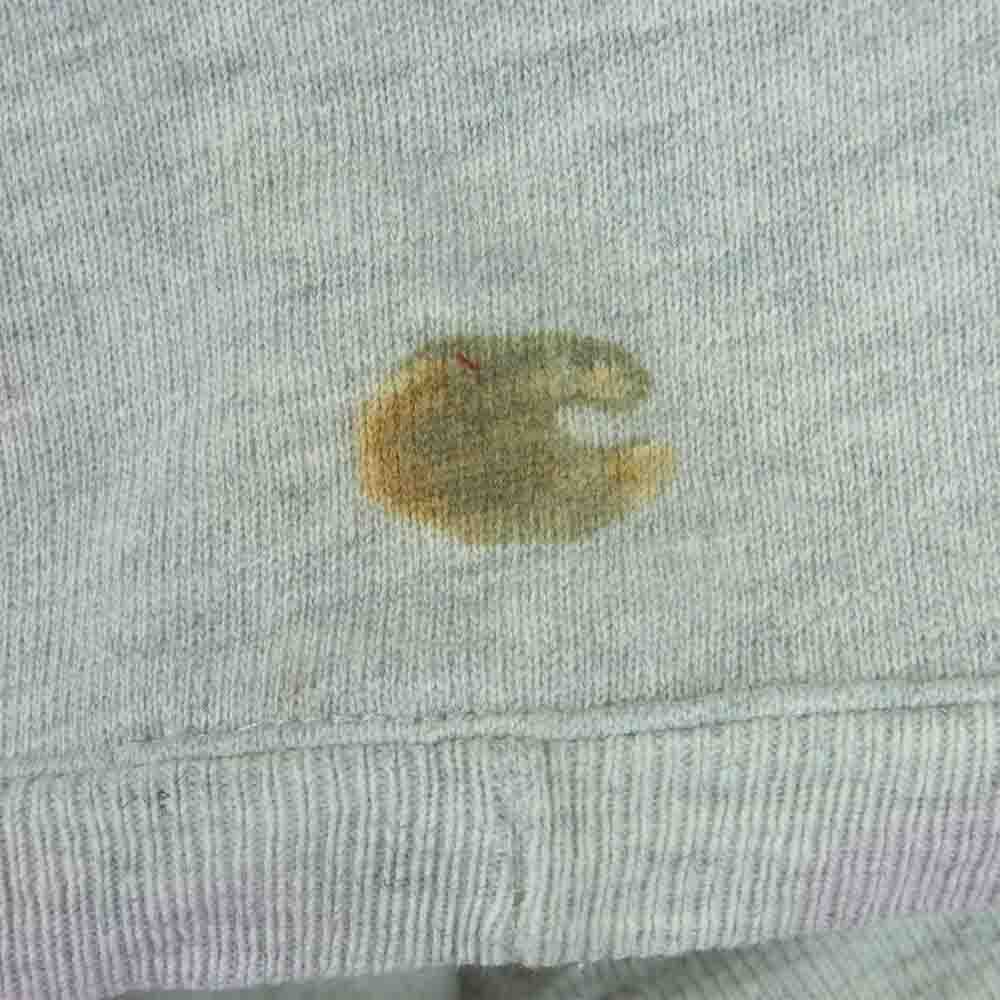 Champion チャンピオン USA製 90s 刺繍タグ リバースウィーブ 半袖 スウェット コットン グレー系 XL【中古】