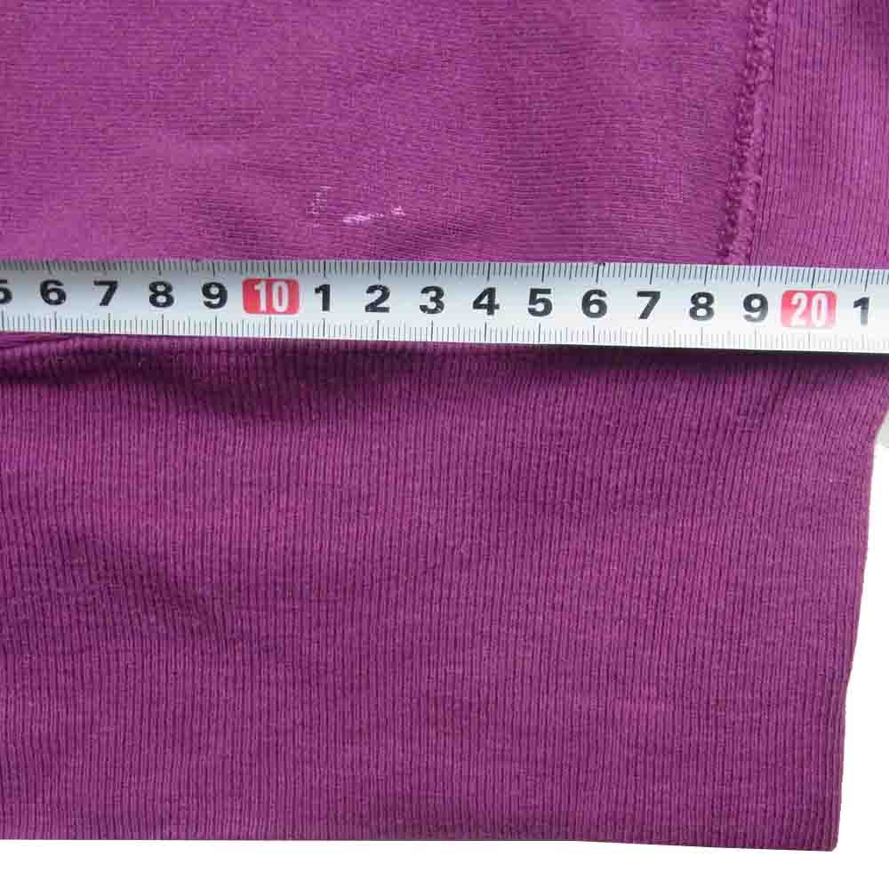 Champion チャンピオン USA製 90s 刺繍タグ リバースウィーブ 半袖 スウェット コットン パープル系 XL【中古】