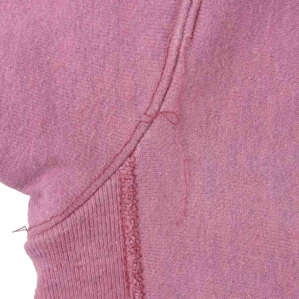 Champion チャンピオン USA製 90s 刺繍タグ リバースウィーブ 半袖 スウェット コットン ピンク系 XL【中古】