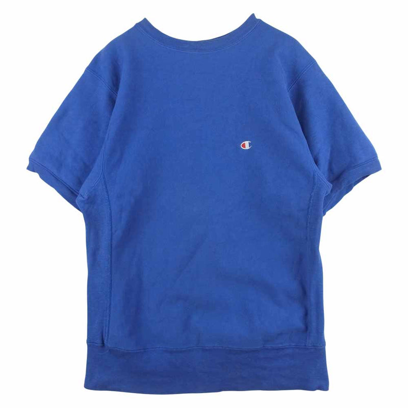 Champion チャンピオン リバースウィーブ 半袖 スウェット ブルー系【中古】