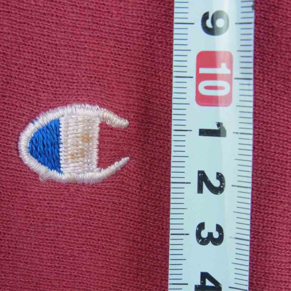 Champion チャンピオン USA製 90s 刺繍タグ リバースウィーブ 半袖 スウェット コットン ピンク系 XL【中古】