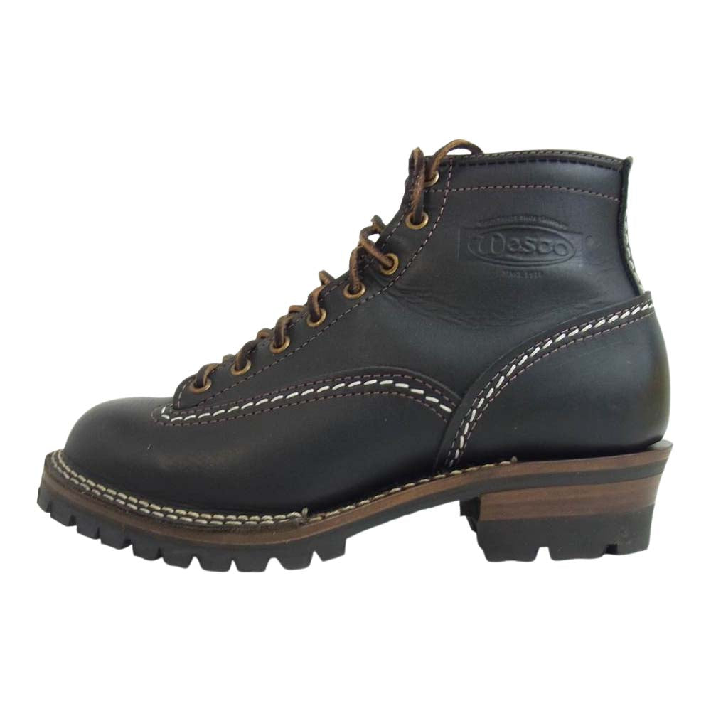 WESCO ウエスコ BK106100 6" CUSTOM JOBMASTER カスタム ジョブマスター ブーツ ブラック ブラック系 7　1/2【極上美品】【中古】