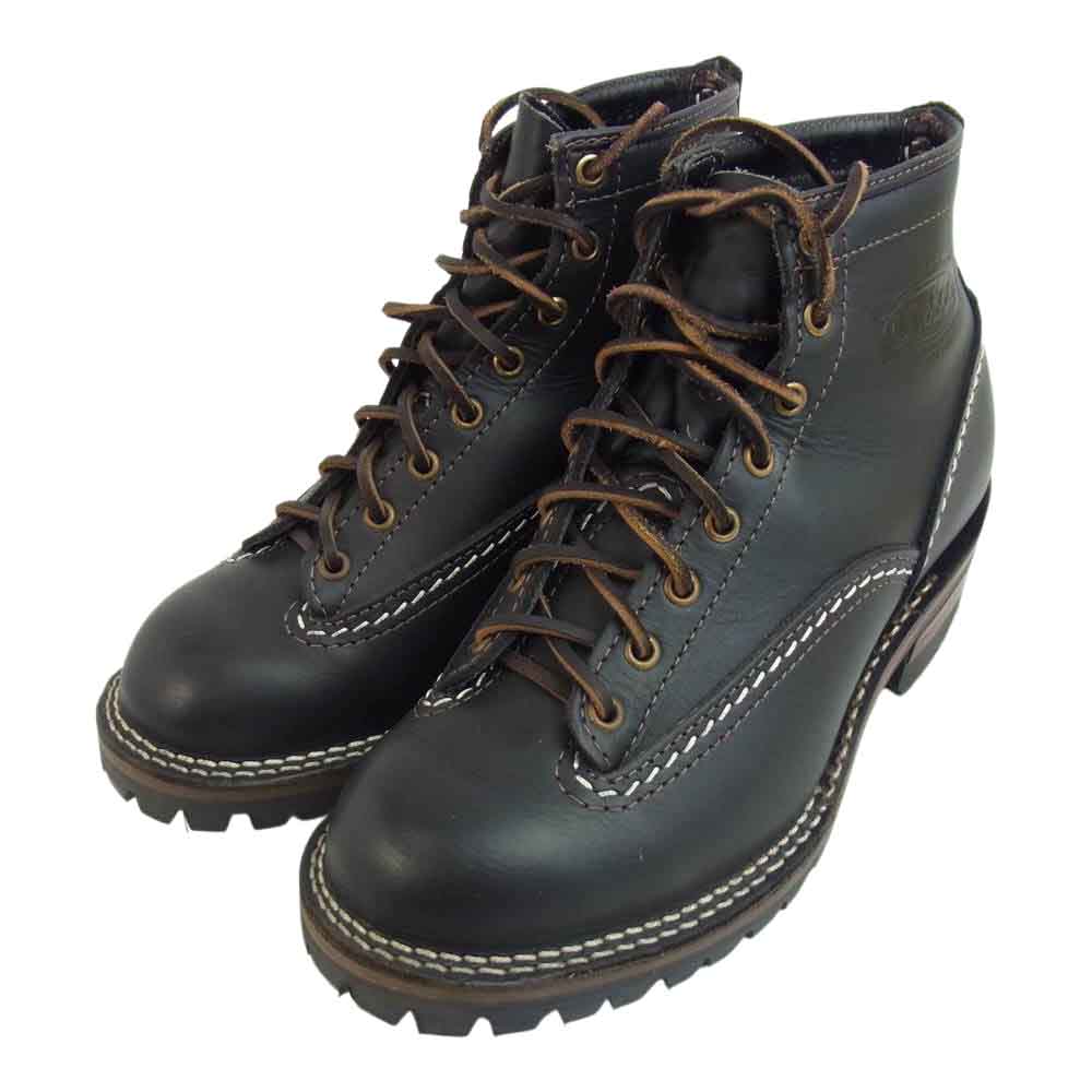 WESCO ウエスコ BK106100 6" CUSTOM JOBMASTER カスタム ジョブマスター ブーツ ブラック ブラック系 7　1/2【極上美品】【中古】