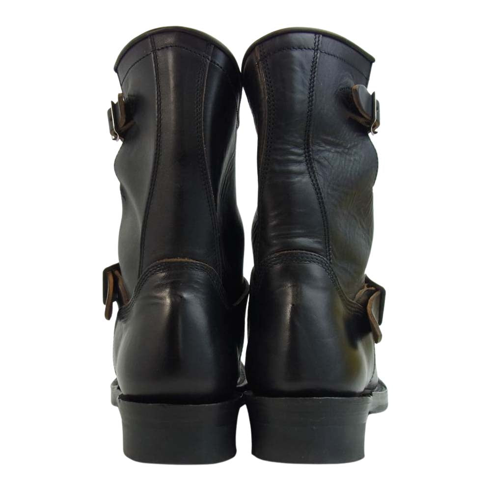 JELADO ジェラード × MAKERS メーカーズ Pepin Short Engineer ペピン ショートエンジニア ブーツ ブラック系 7【極上美品】【中古】