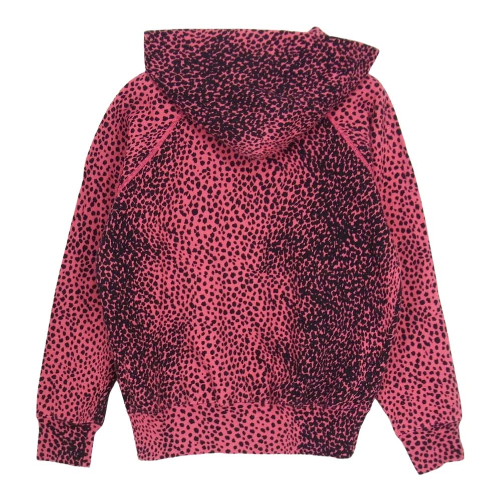 HYSTERIC GLAMOUR ヒステリックグラマー レオパード ジップ パーカー ピンク系 FREE【中古】