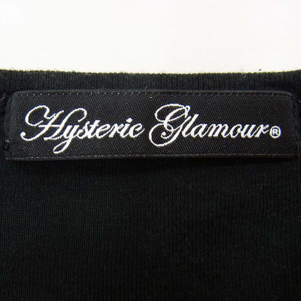 HYSTERIC GLAMOUR ヒステリックグラマー 2CL-1910 ENDLESS PARTY ガール プリント 長袖 Tシャツ ブラック系 FREE【中古】