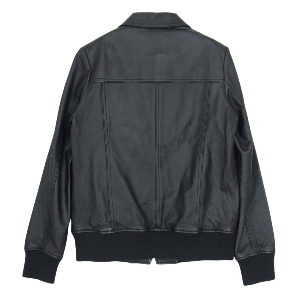 HYSTERIC GLAMOUR ヒステリックグラマー 0193LB01 シープレザー シングル ライダース ジャケット ブラック系 FREE【中古】