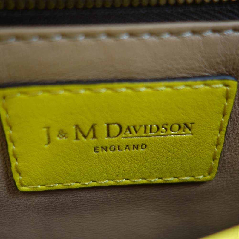 J&M Davidson ジェイアンドエムデヴィッドソン AXCEL アクセル ワンショルダー バッグ  イエロー系【極上美品】【中古】
