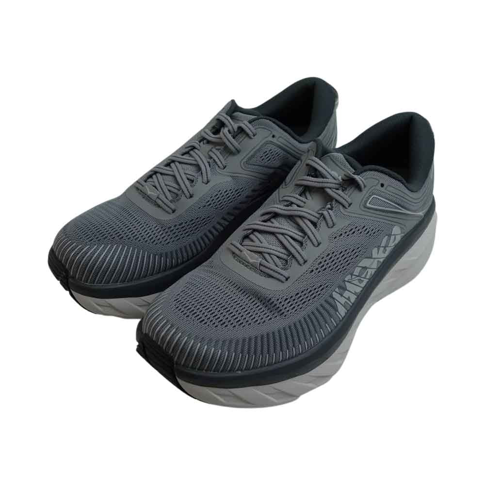HOKA ONE ONE ホカ オネオネ 1110530 M BONDI 7 WIDE ボンダイ グレー系 27.5cm【新古品】【未使用】【中古】