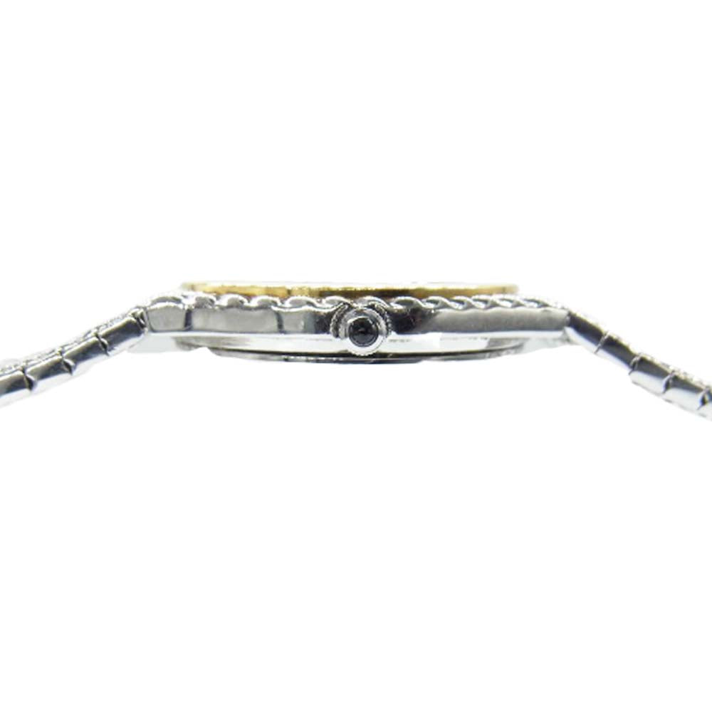 SEIKO セイコー CREDOOR 18KT BEZEL 1271-0060 クレドール ベゼル クォーツ 白文字盤 腕時計 ウォッチ シルバー系【中古】