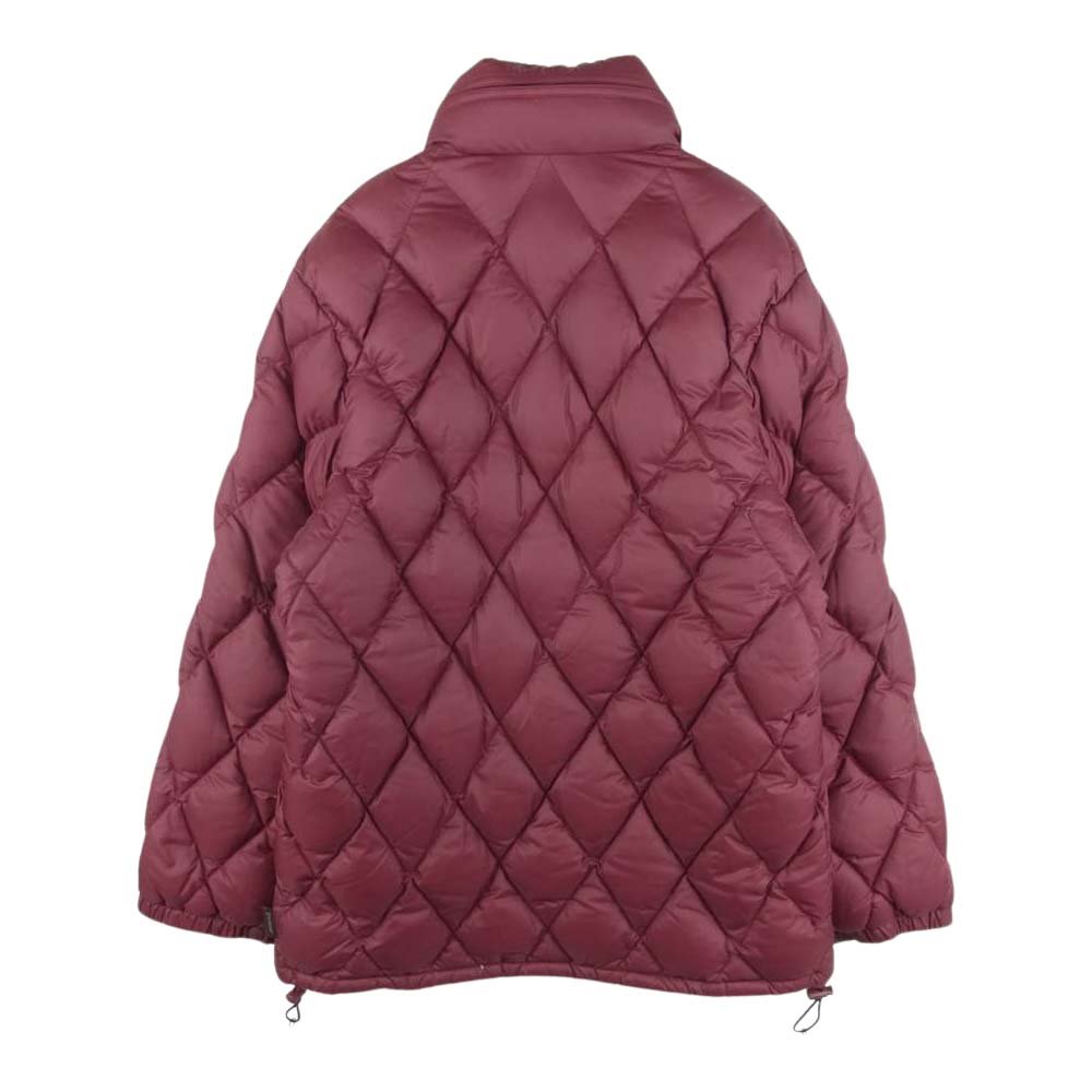 MONCLER モンクレール 国内正規品 41370-00-68959 フード収納可能 キルティング ダウン ジャケット ワインレッド系 1【中古】