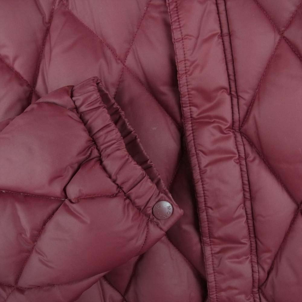 MONCLER モンクレール 国内正規品 41370-00-68959 フード収納可能 キルティング ダウン ジャケット ワインレッド系 1【中古】