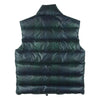 MONCLER モンクレール 国内正規品 CORBIER コルビエ チェック ダウン ベスト ルーマニア製 グリーン系 1【中古】