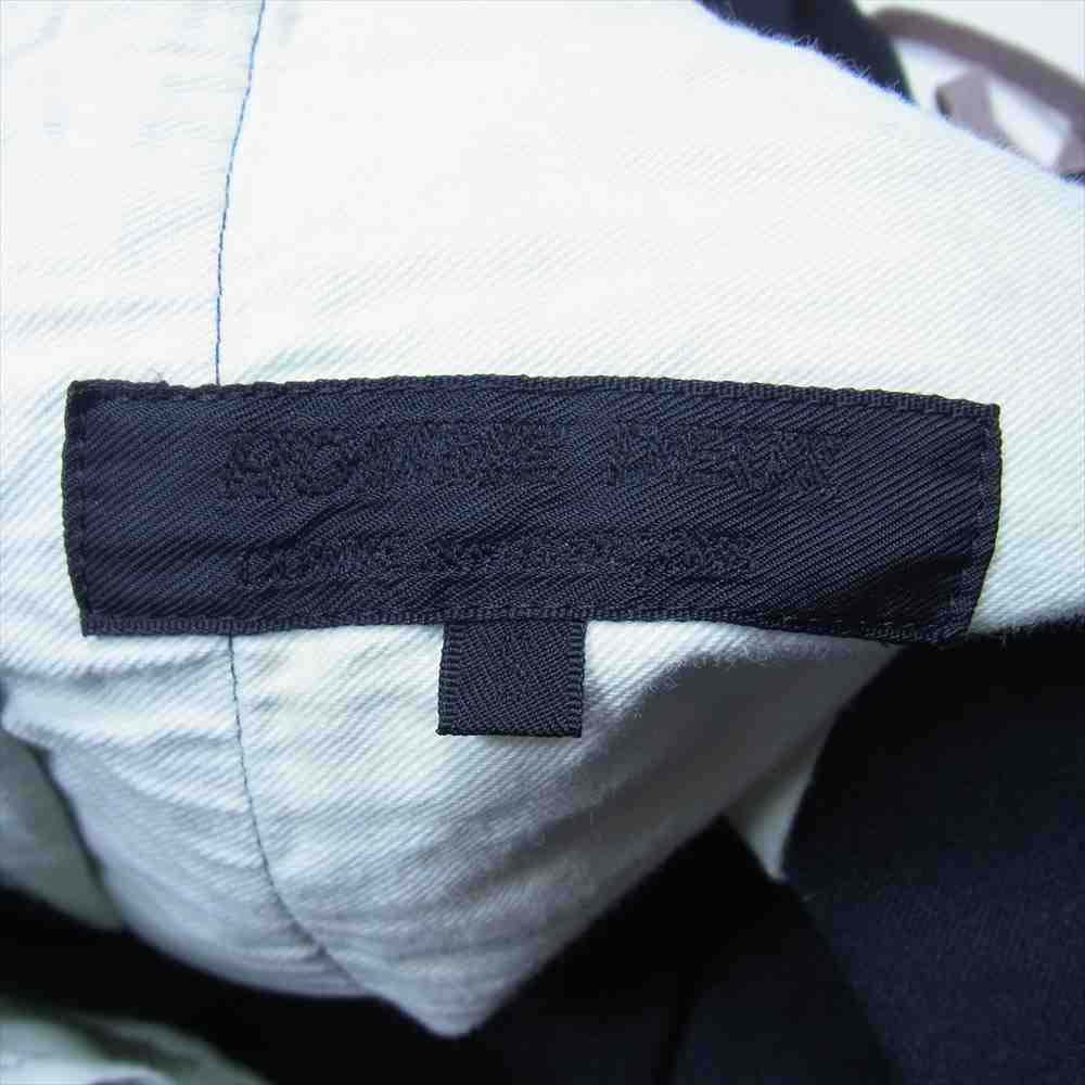 COMME des GARCONS コムデギャルソン HOMME DEUX オムドゥ AD2016 ポリ製品染め ワイドテーパード イージーパンツ ブラック系 S【中古】