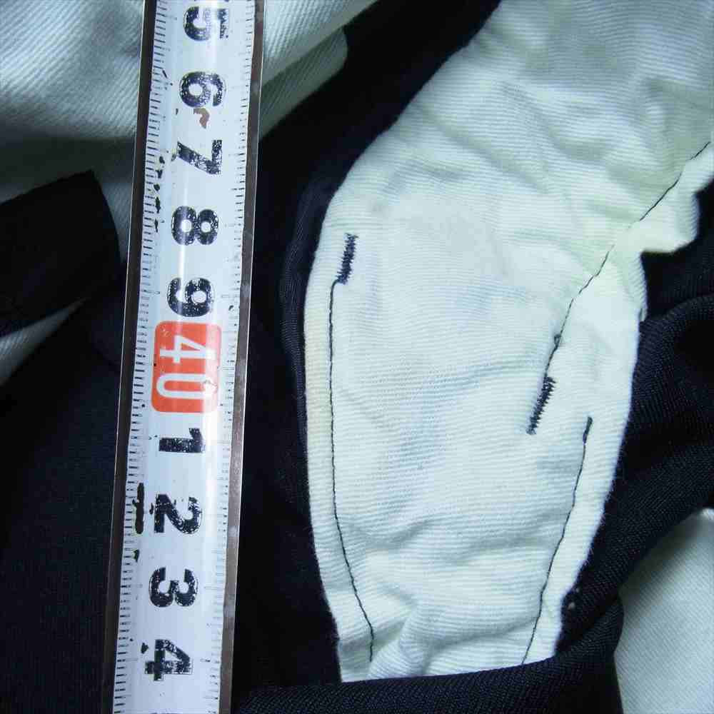 COMME des GARCONS コムデギャルソン HOMME DEUX オムドゥ AD2016 ポリ製品染め ワイドテーパード イージーパンツ ブラック系 S【中古】