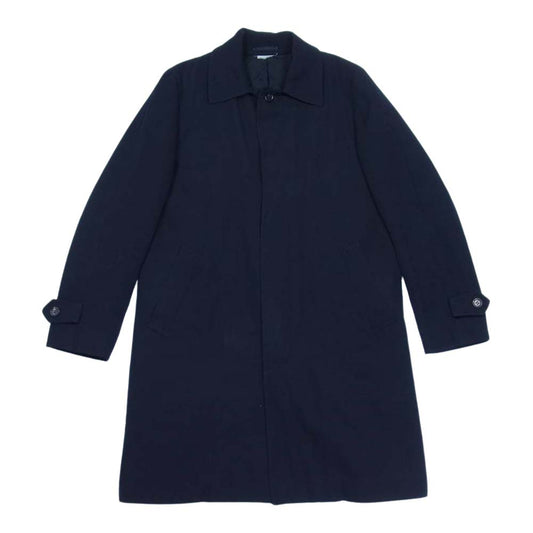 COMME des GARCONS コムデギャルソン HOMME DEUX オムドゥ AD2011 DH-C001 ウール製品洗い加工 中綿キルティング ステンカラー コート ダークネイビー系 S【中古】