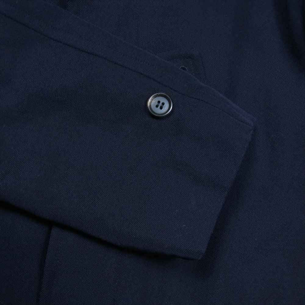COMME des GARCONS コムデギャルソン HOMME DEUX オムドゥ AD2011 DH-C001 ウール製品洗い加工 中綿キルティング ステンカラー コート ダークネイビー系 S【中古】
