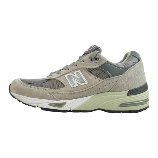 NEW BALANCE ニューバランス 英国製 M991GL ABZORB Sneakers アブゾーブ ローカット スニーカー グレー系 9【美品】【中古】