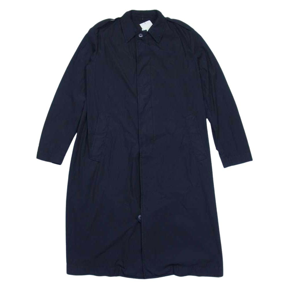 DRIES VAN NOTEN ドリスヴァンノッテン 21AW 211-20202-2279 REGGIE M.W.COAT コットン ロングコート ブラック系 M【新古品】【未使用】【中古】